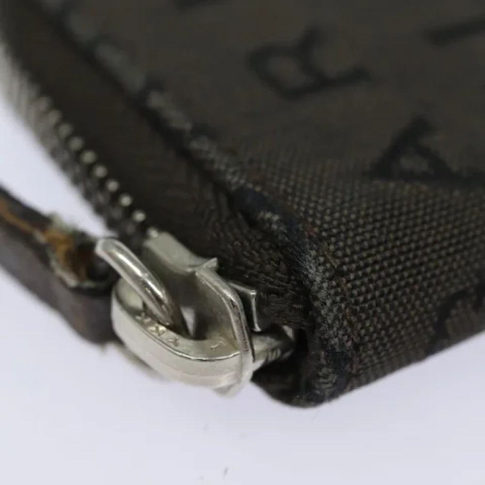 Bvlgari Vintage Pre-owned Canvas wallets Brown Dames