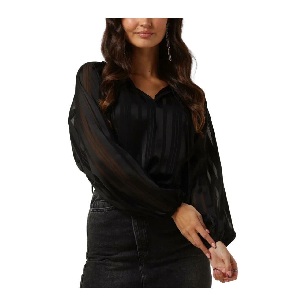 MY ESSENTIAL WARDROBE Dames Blouses Bartowmw Blouse Zwart