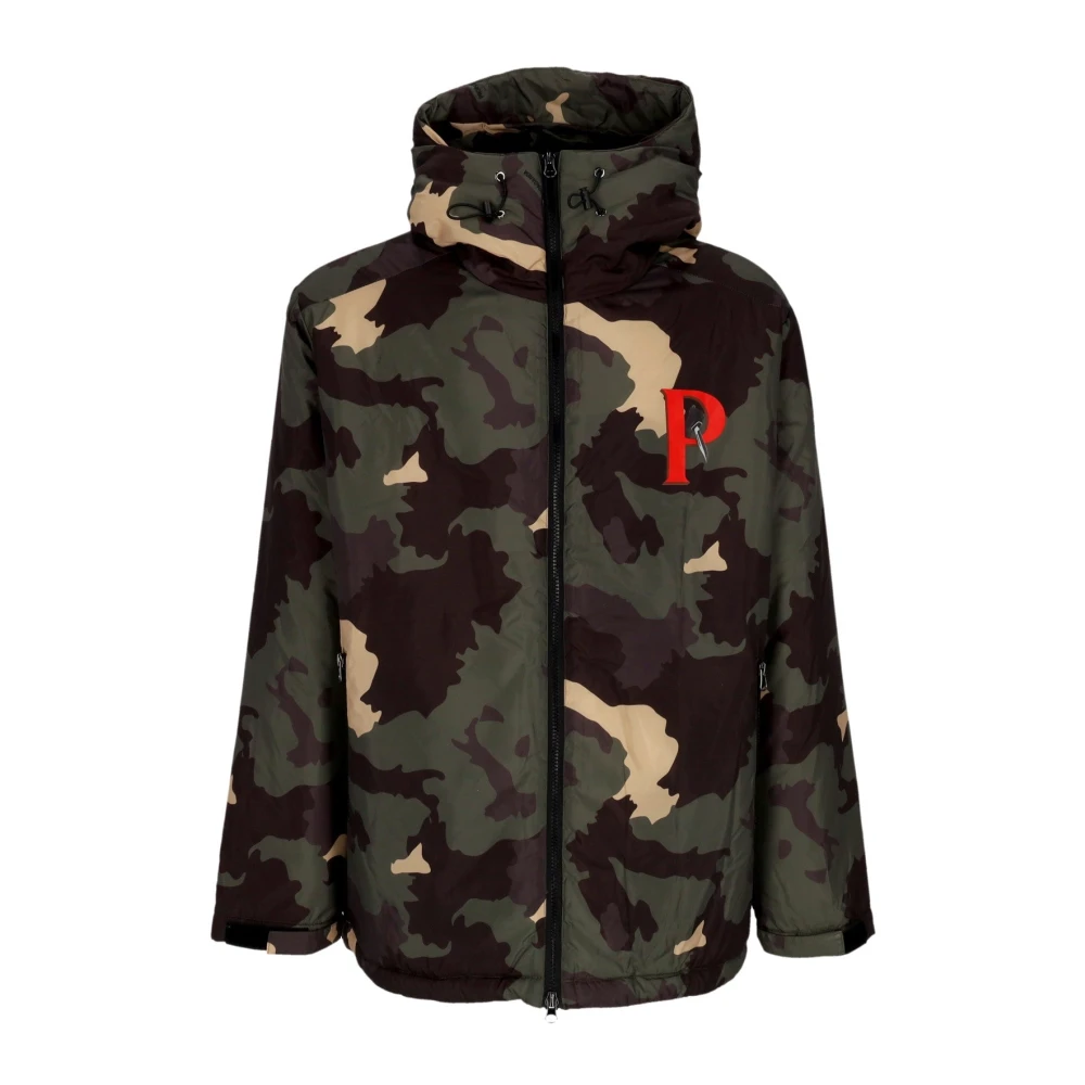 Propaganda Camo Baseball Windbreaker Jacka Green, Herr