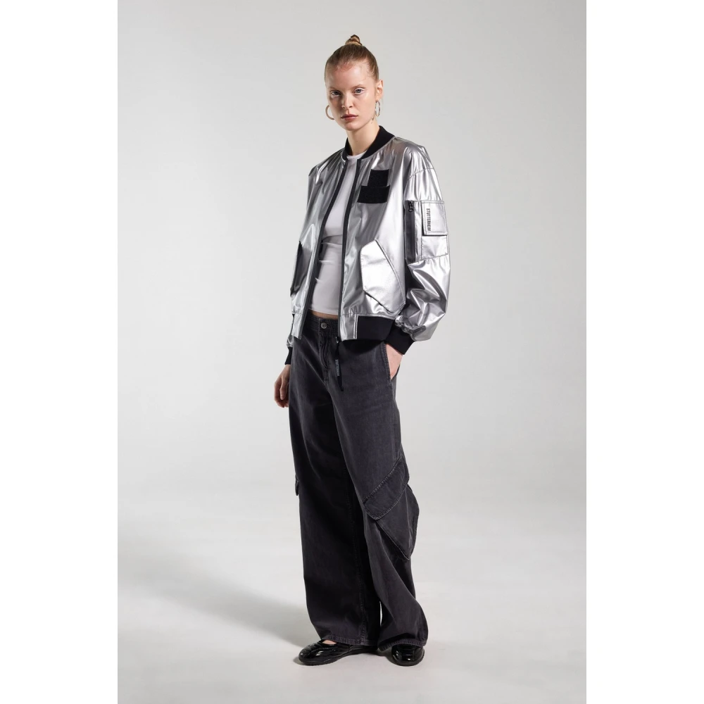 Stutterheim Reflecterende Bomberjack Gray Dames