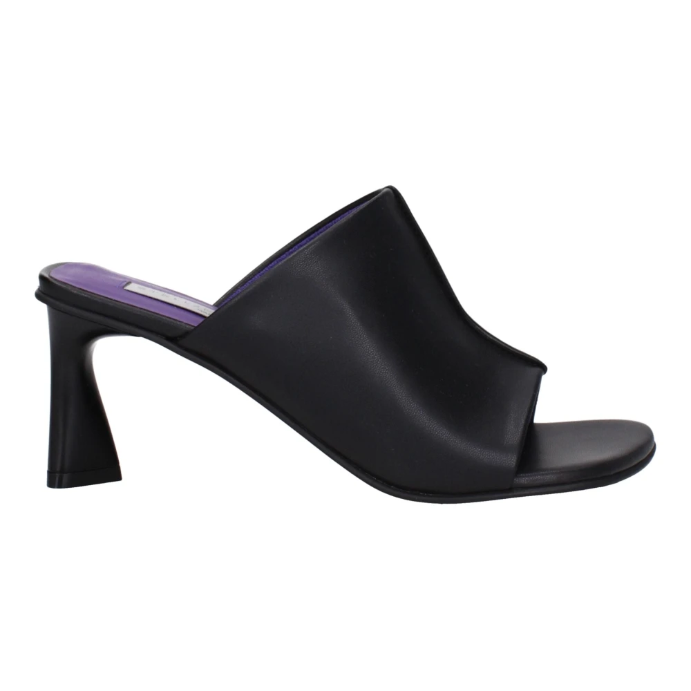 Stella Mccartney Stiletto Heel Sandals - Female - Heeled Mules - Black - 4 Uk - Shoes