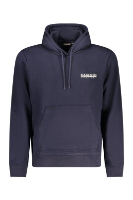 sweat-a-capuche-bleu-avec-impression-et-poche