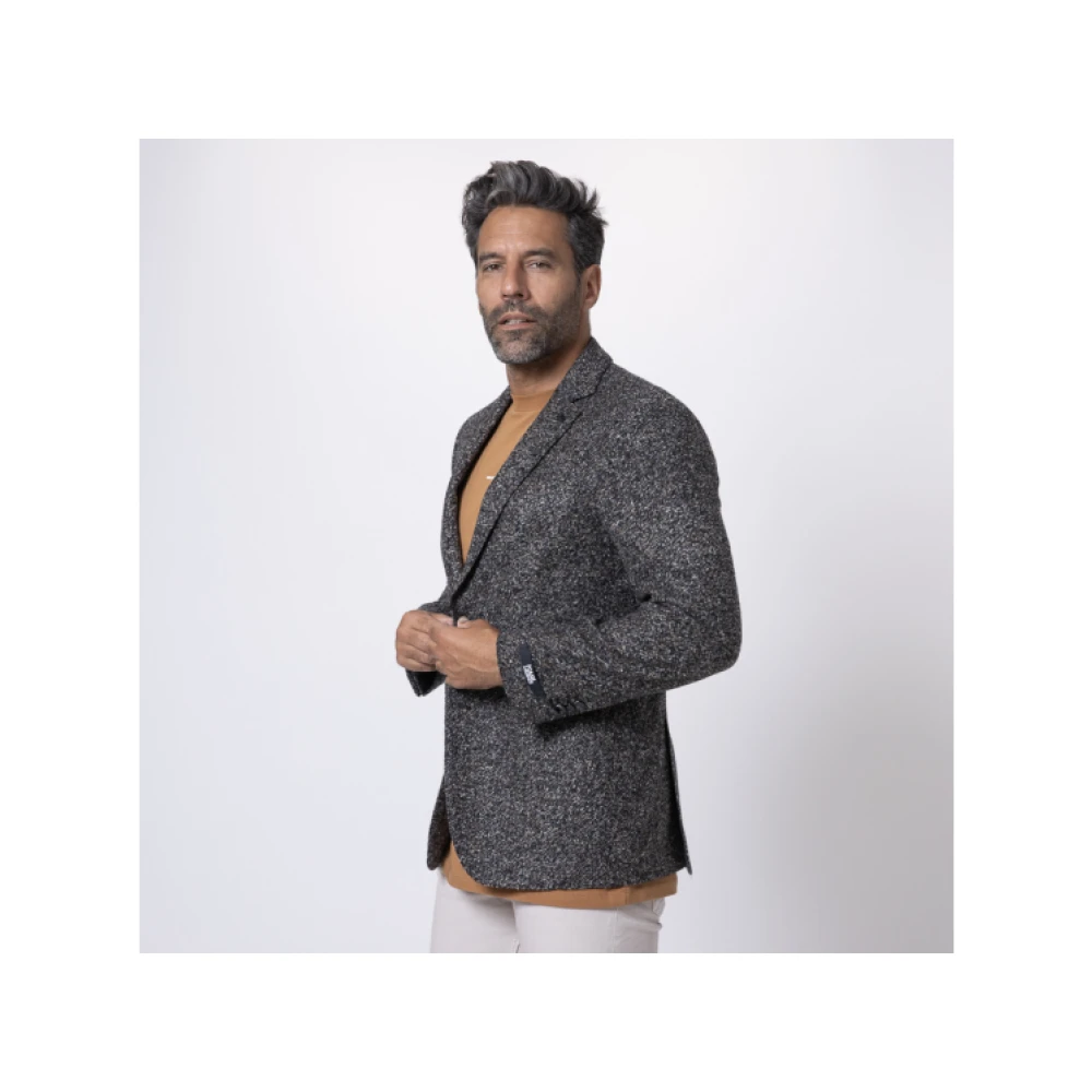 Karl Lagerfeld Multicolor vest blazer Gray Heren