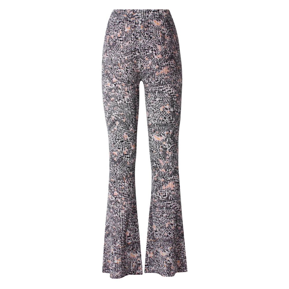 Lala Berlin Wollen Broek met Bloemenpatroon Multicolor Dames