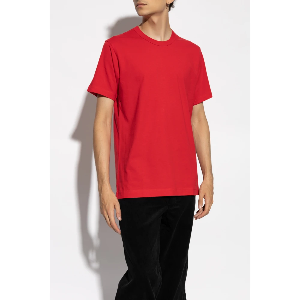 Comme des Garçons T-shirt met logo Red Heren