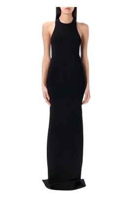 black-long-dress-elegant-sleeveless-racerback