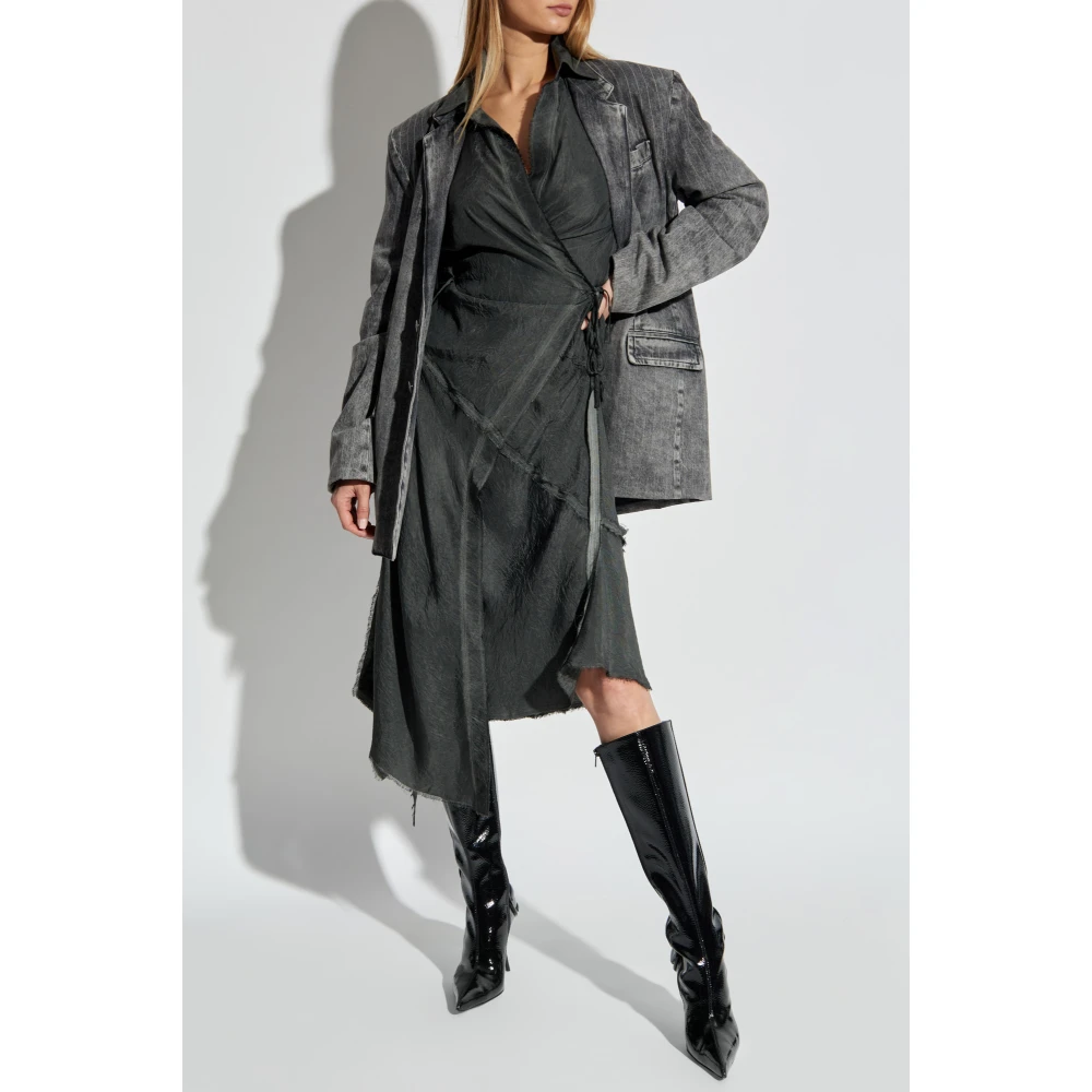 Diesel Jurk D-Raven-Q1 Gray Dames