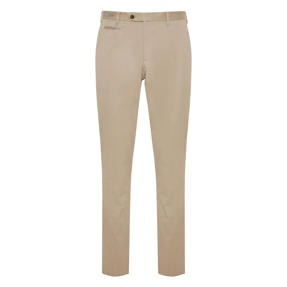 Corneliani Katoenen broek met zij- en achterzakken Beige Heren