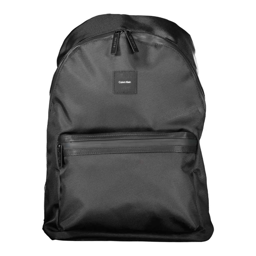 Calvin Klein Zwarte heren rugzak met laptopvak Black Heren
