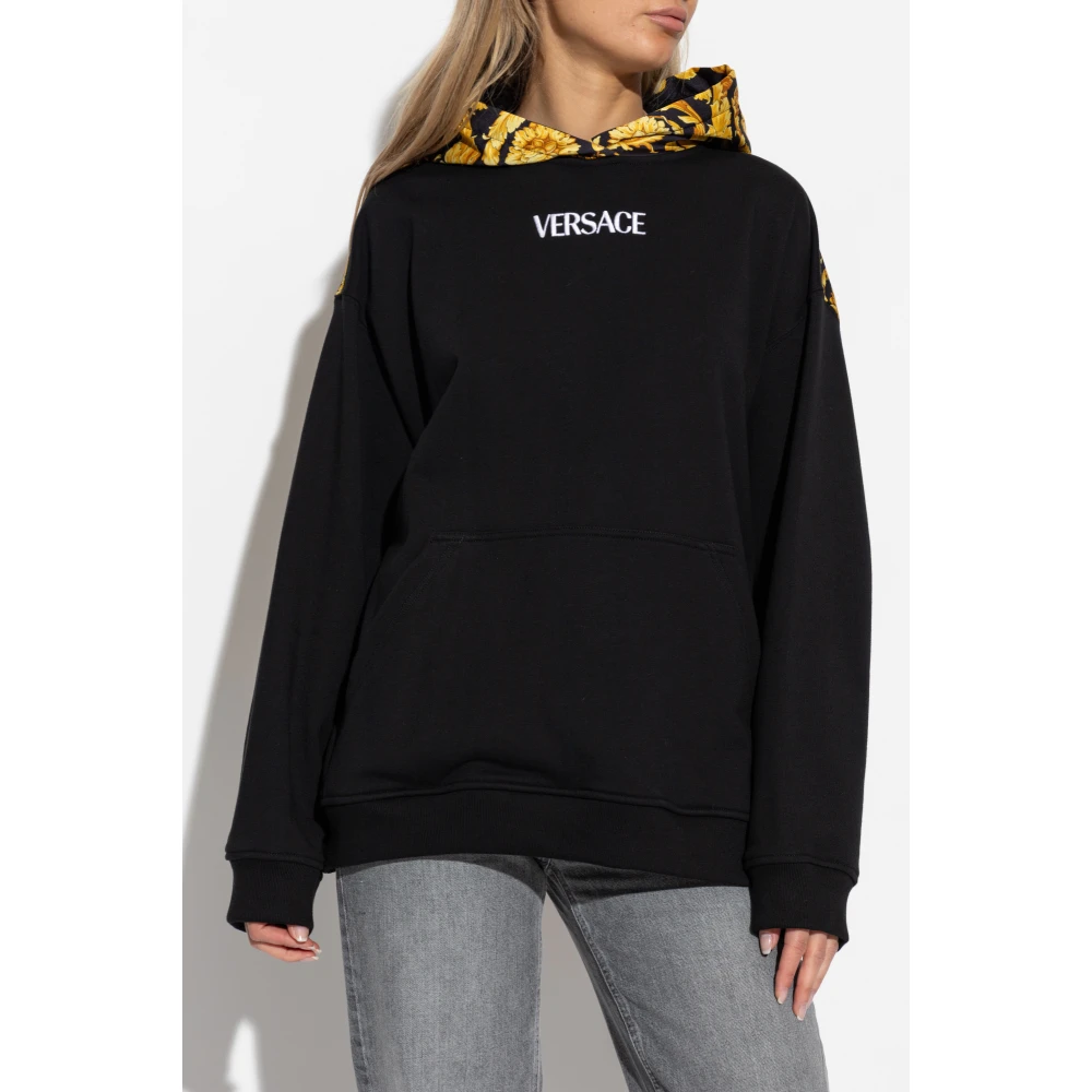 Versace Oversized sweatshirt Black Dames