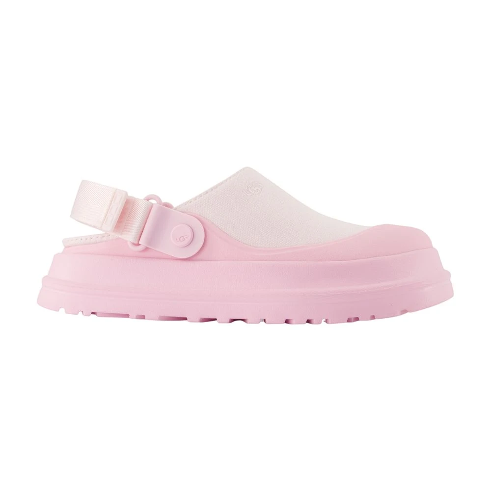 Ugg Women's Pink Goldenglow Canvas Clog - Clogs - 3 Uk - Shoes