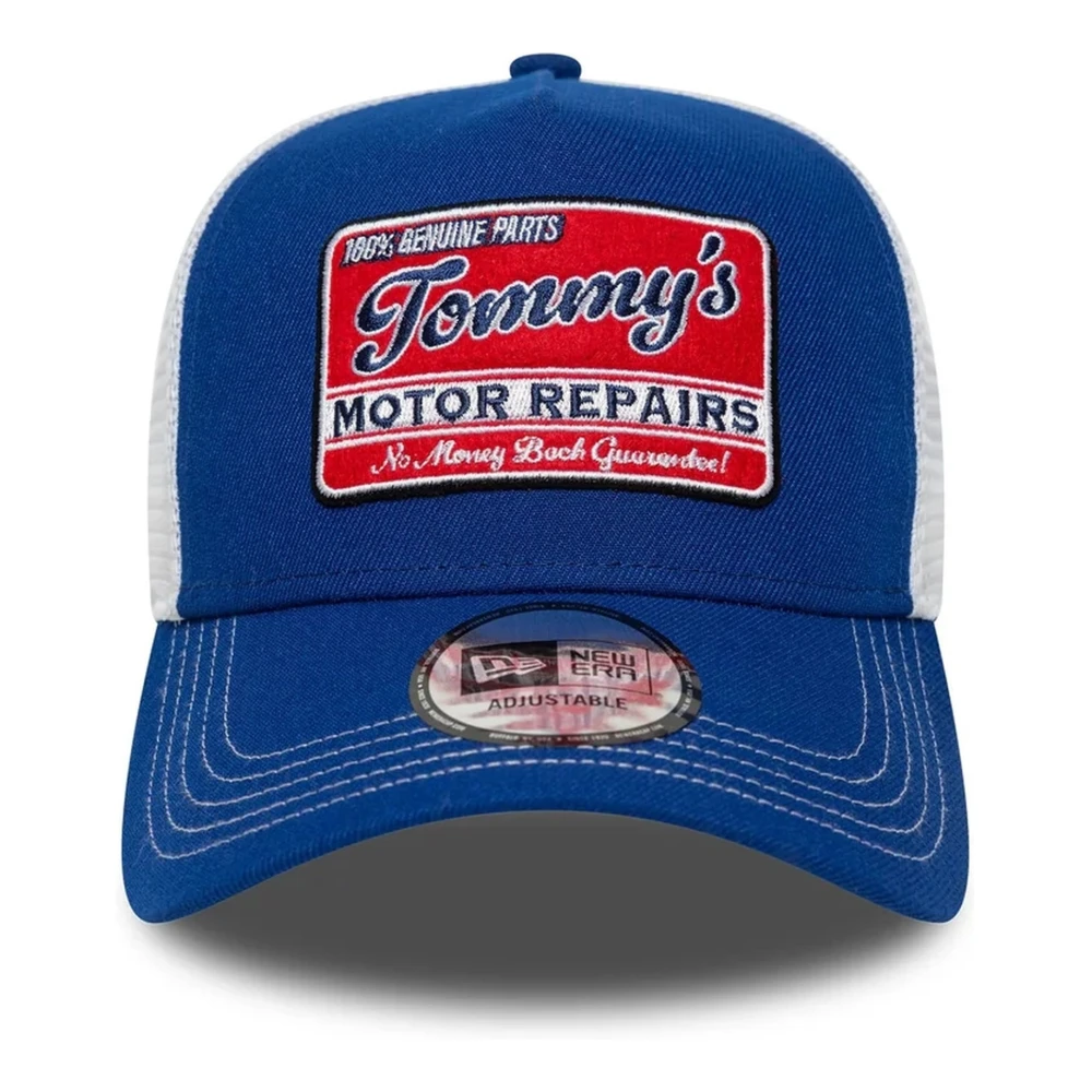 new era Vintage Trucker Pet Koningsblauw Blue Heren