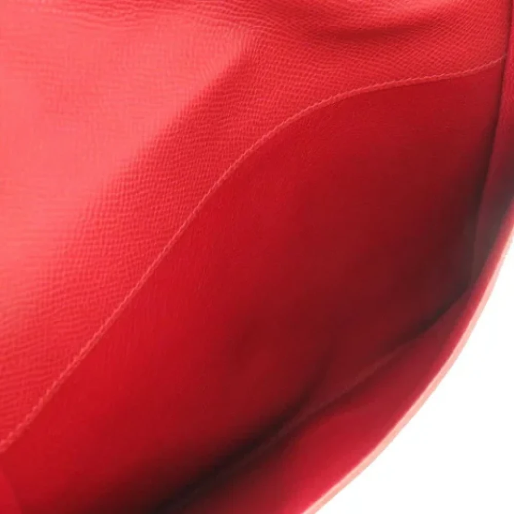 Hermès Vintage Pre-owned Fabric clutches Red Dames