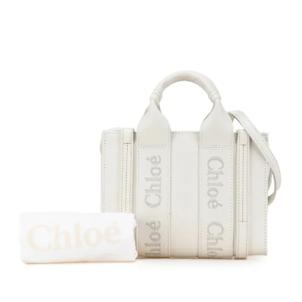 Chloé Pre-owned Leather handbags White Dames