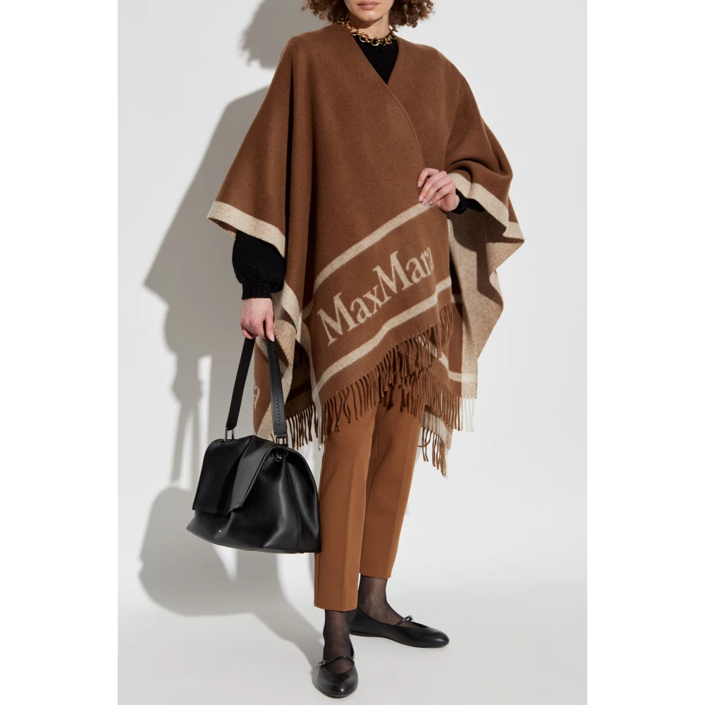 Max Mara Poncho Hilde Brown Dames