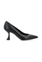 chaussure-decollete-en-cuir-de-veau-noir