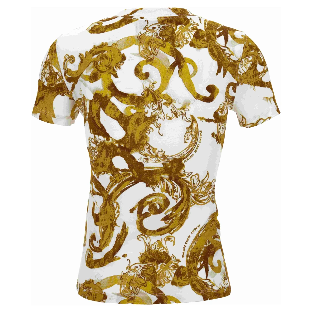 Versace Jeans Couture Stijlvolle T-shirts en Polos Multicolor Dames