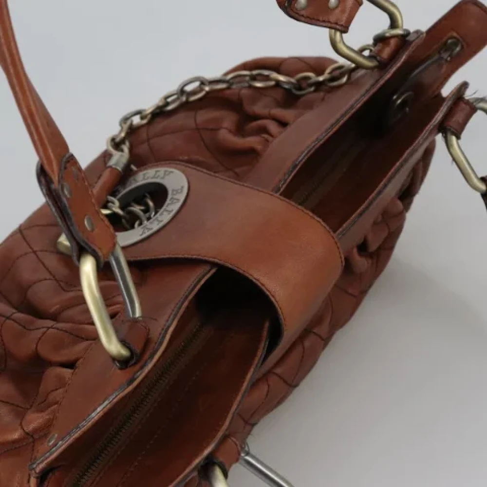 Bally Pre-owned Leather handbags Brown Dames