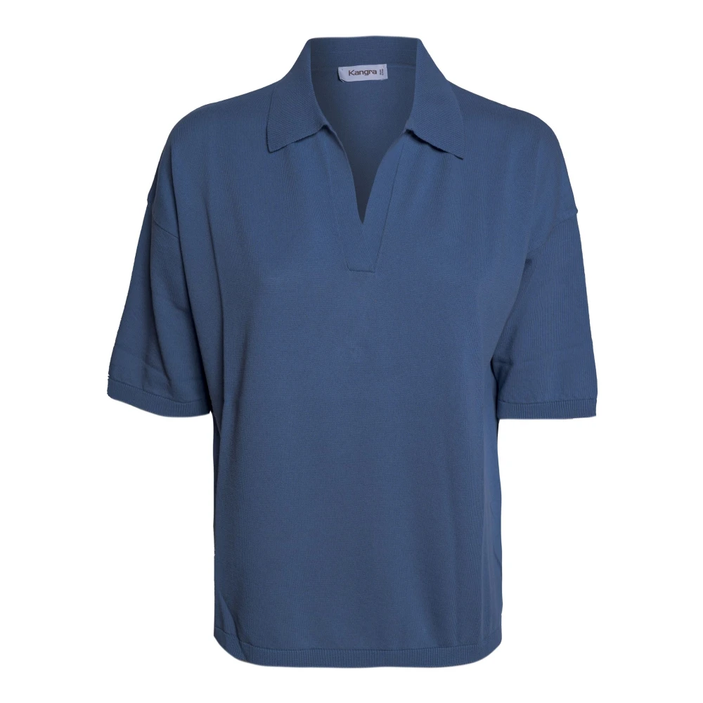 Kangra Donna Blu Top, M, New,