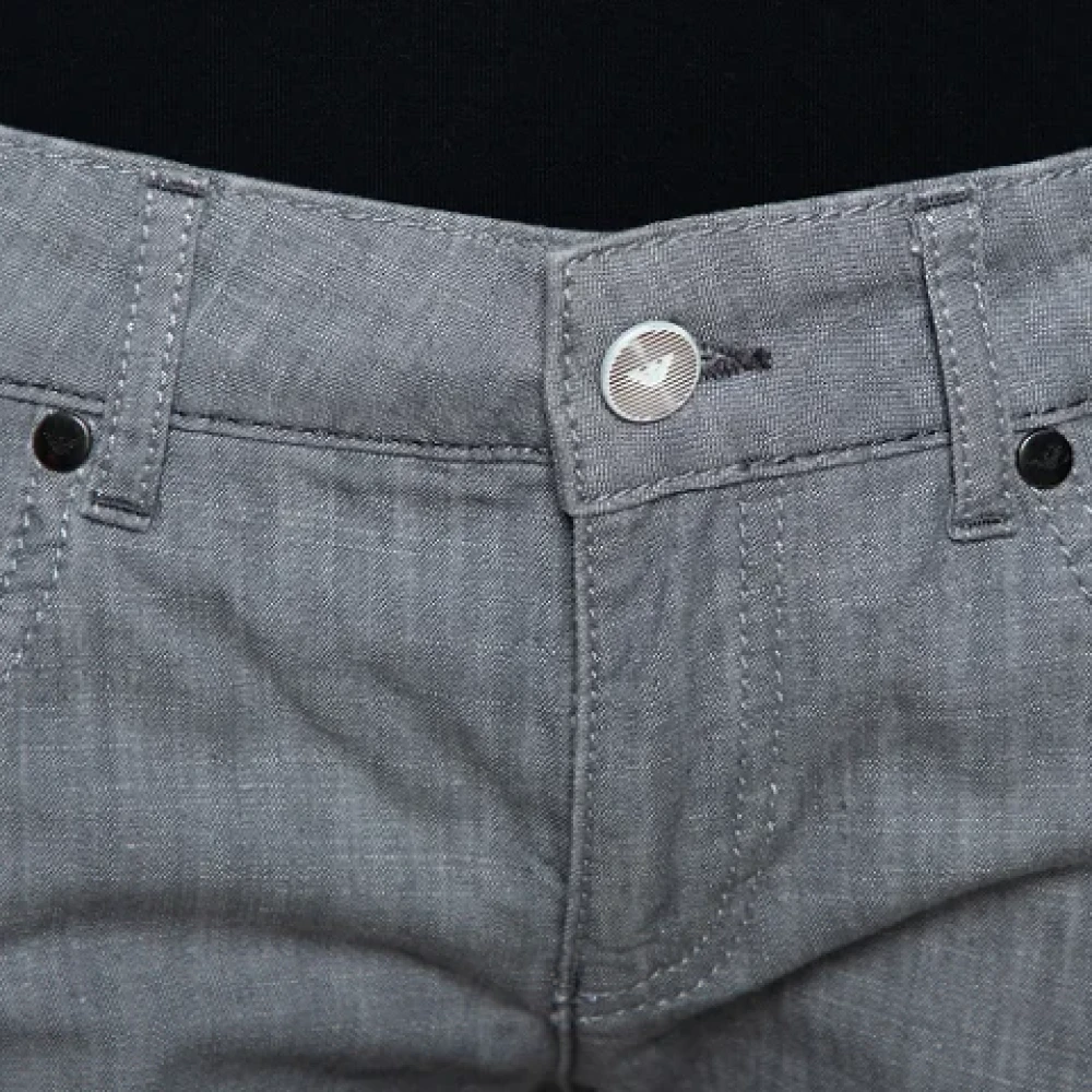 Armani Pre-owned Denim jeans Gray Dames