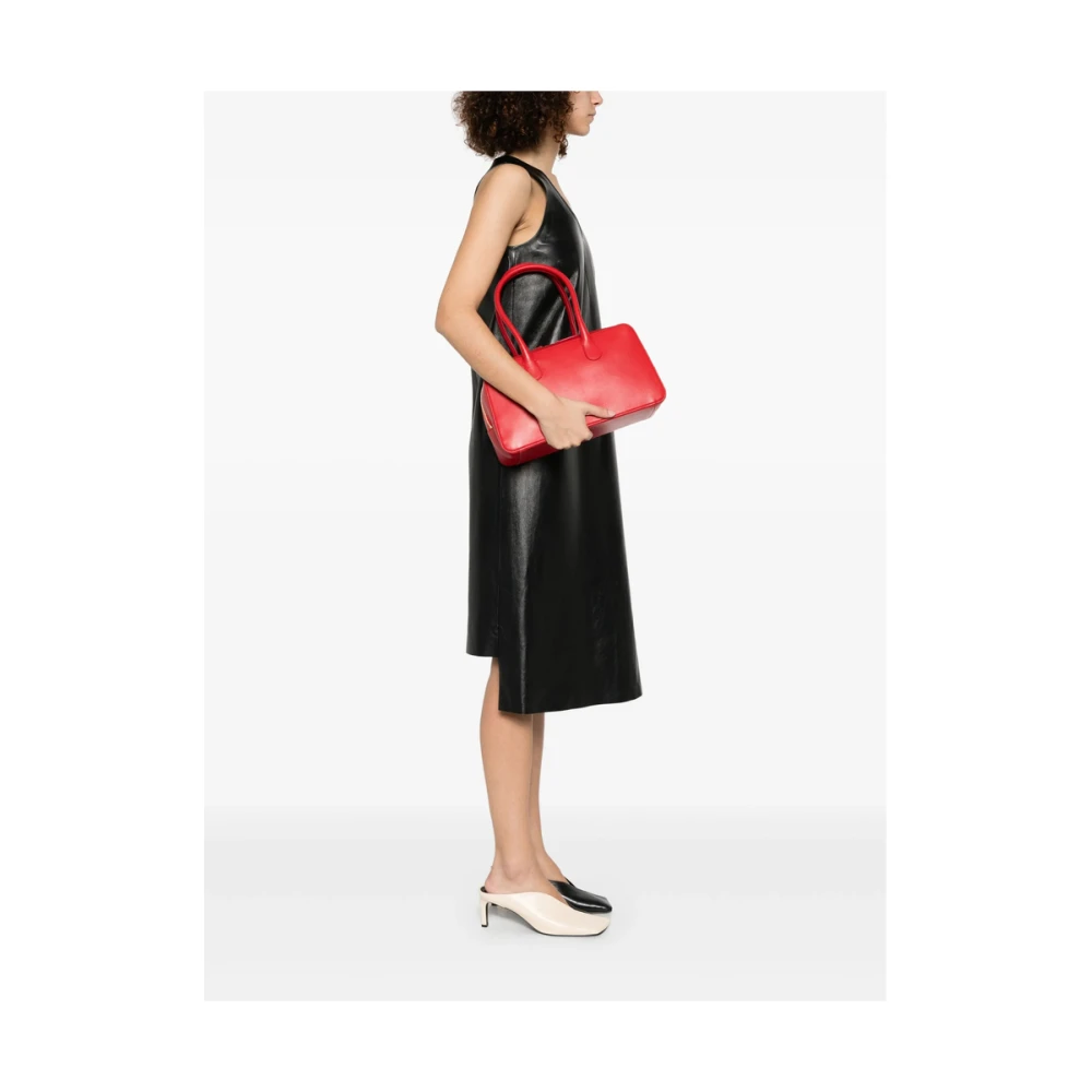 Loulou Studio Rode Top Zip Handtas Red Dames