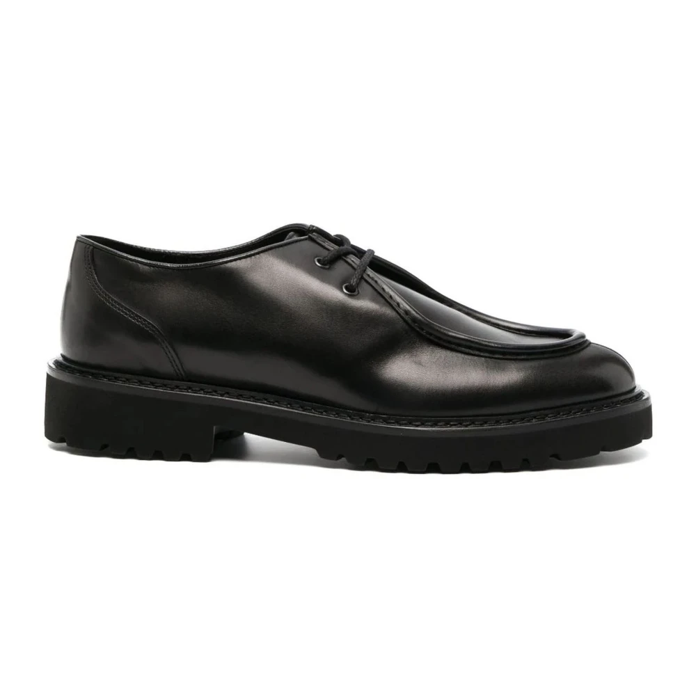 Doucal's Zwarte Veterschoenen Black Heren