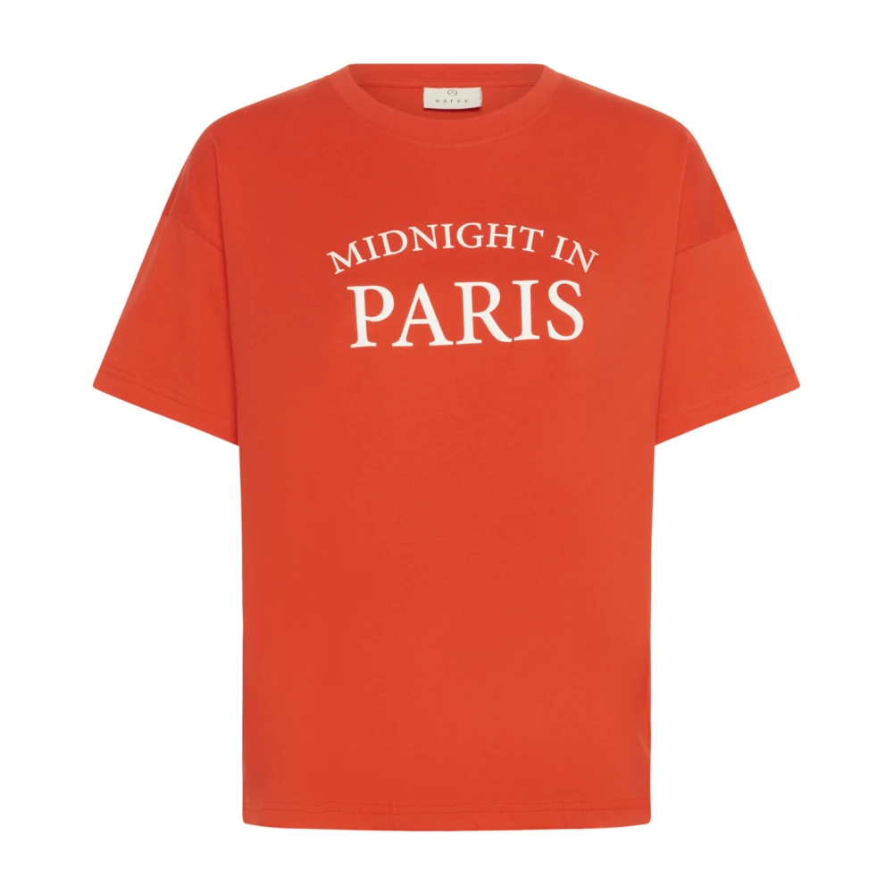 Kaffe - Tops > T-Shirts - Orange - Kaffe - Modalova