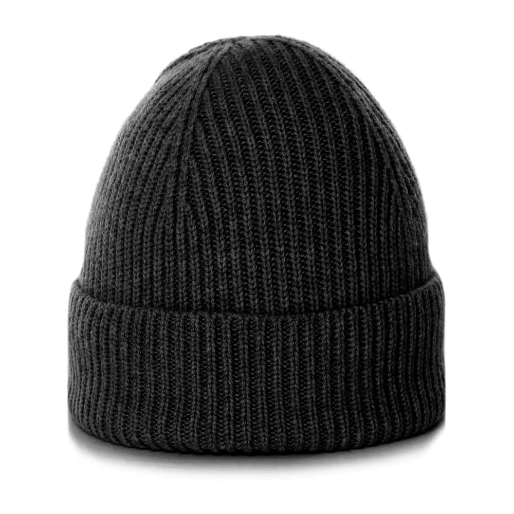 Carhartt WIP Zachte wol-kasjmier beanie met brede omslag Black Unisex