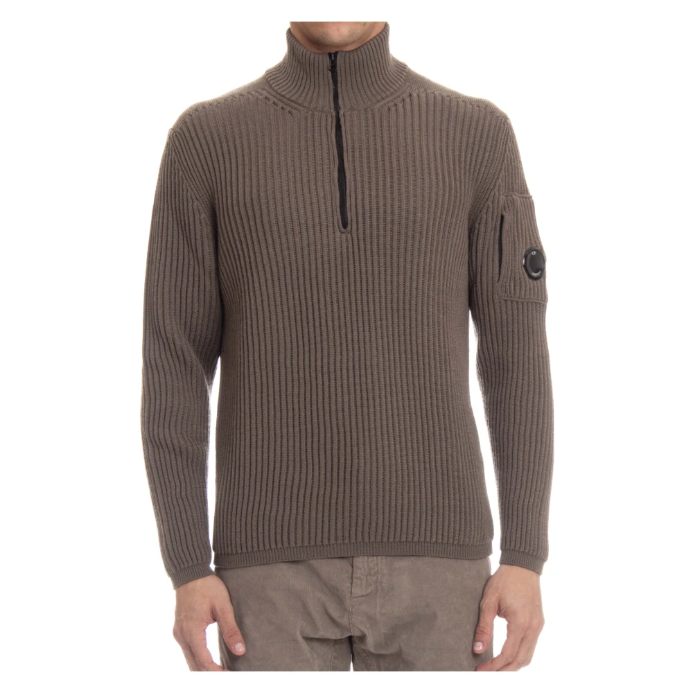C.P. Company Winterbreisel met CP Lens-detail Brown Heren