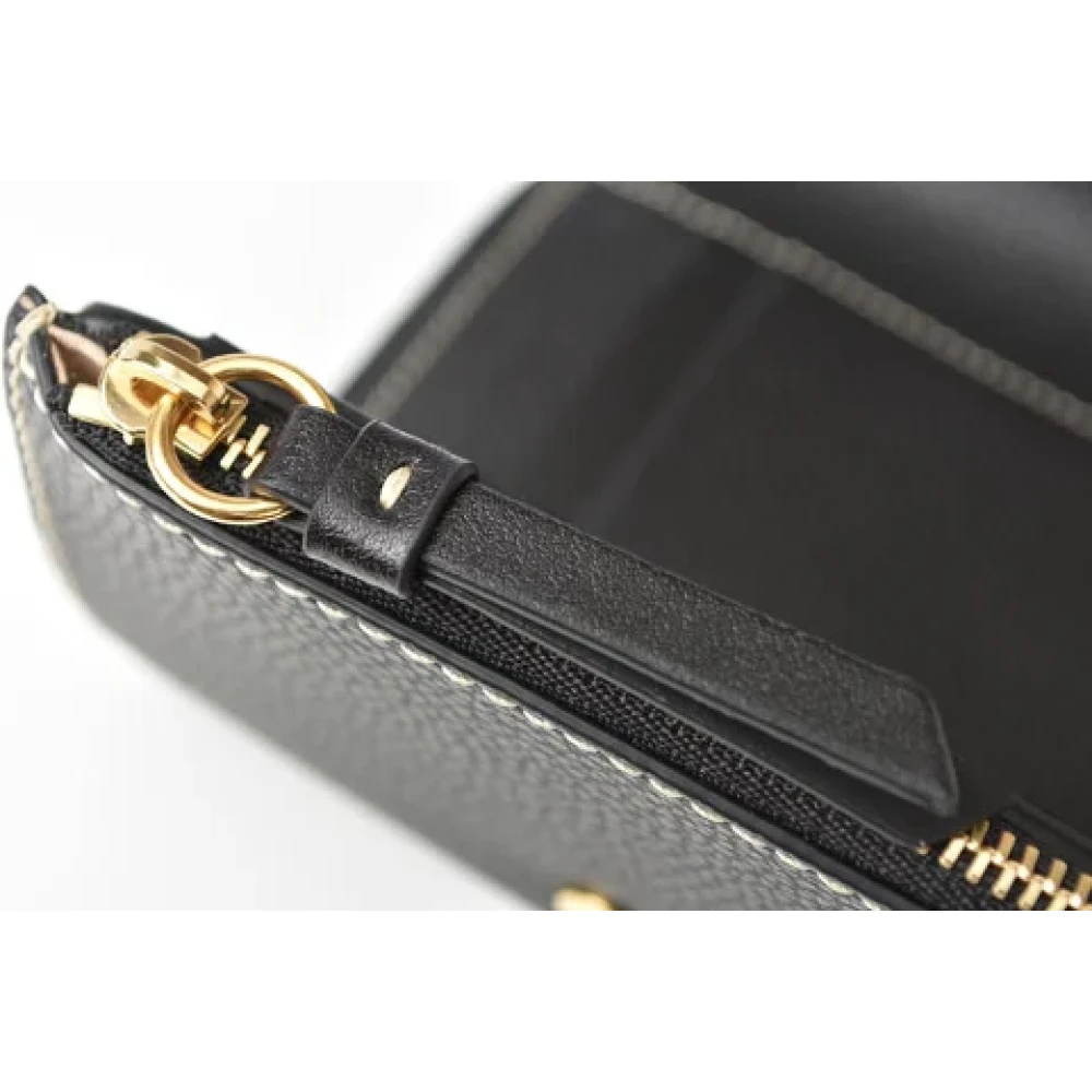 Chloé Pre-owned Leather wallets Black Dames