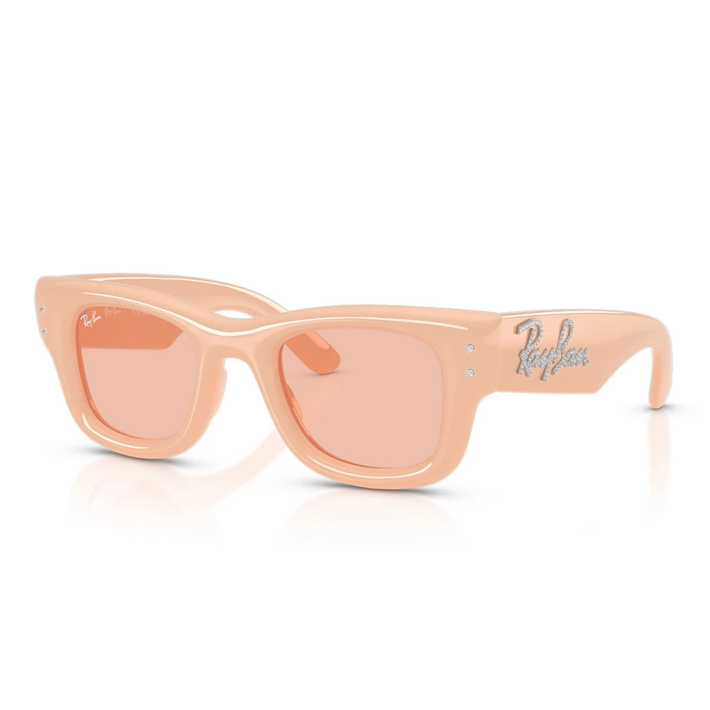 Ray-Ban Unisex Pink Rb4940b Wayfarer Puffer - Sunglasses - 47 Mm - Accessories