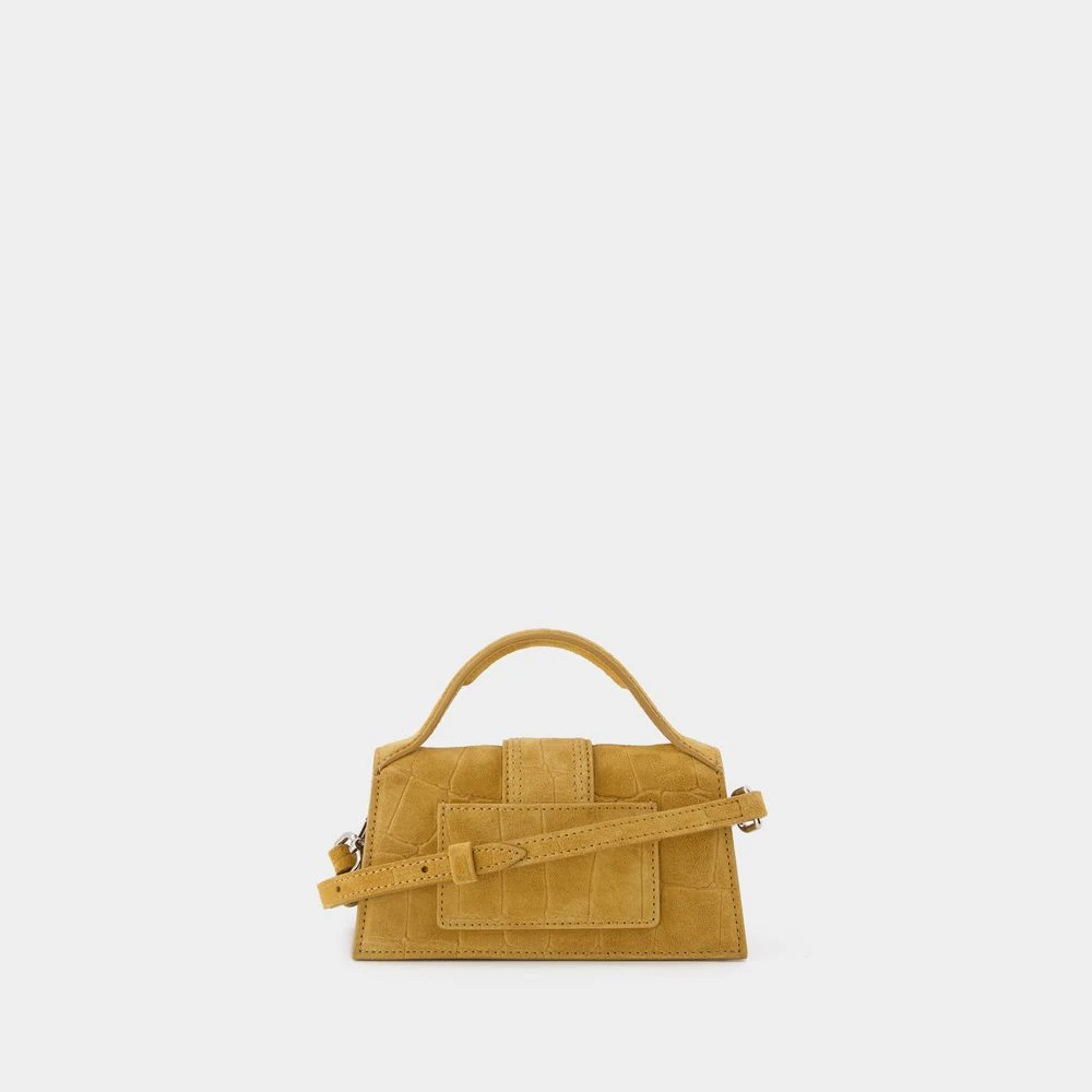 Jacquemus Kameel Leren Handtas Top Handvat Beige Dames