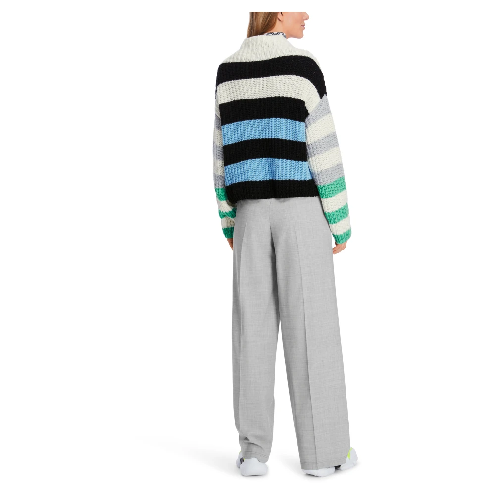 Marc Cain Luxe Gebreide Oversized Trui Multicolor Dames