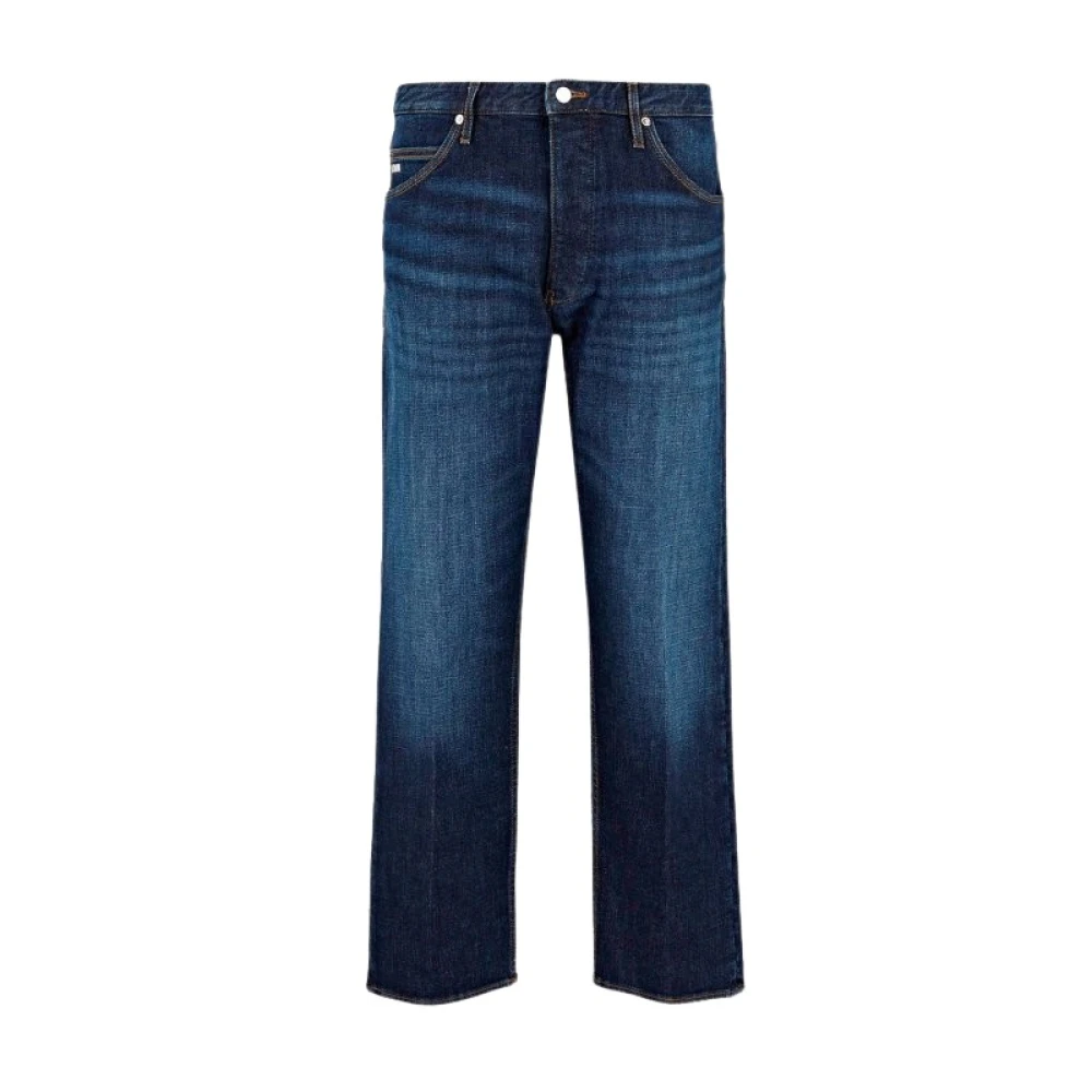 Emporio Armani Uomo Blu Straight Jeans