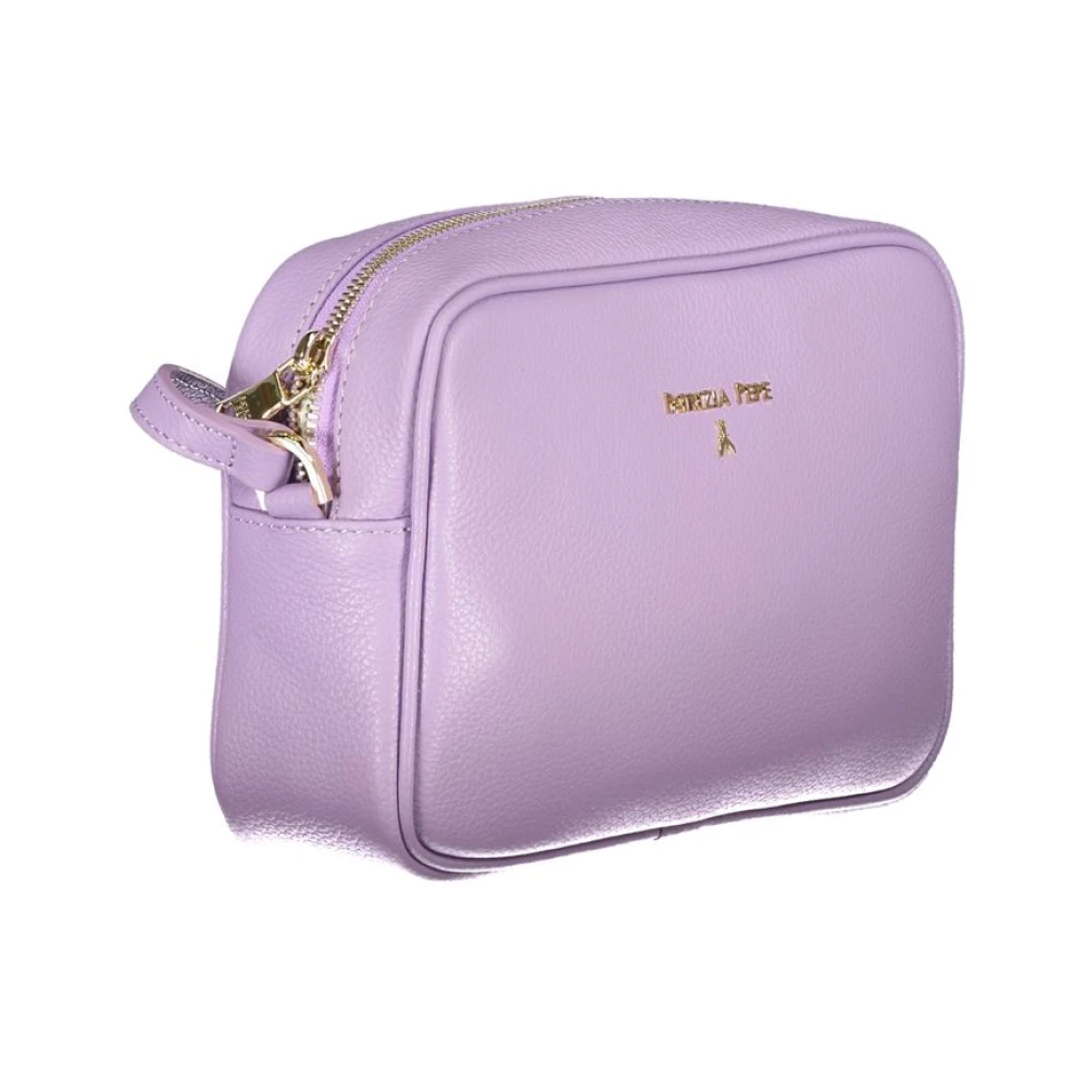 PATRIZIA PEPE Verstelbare Schoudertas met Ritssluiting Purple Dames