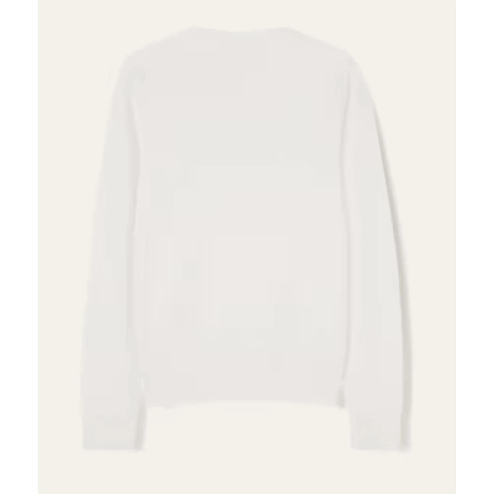 Loro Piana Round-neck Knitwear White Dames