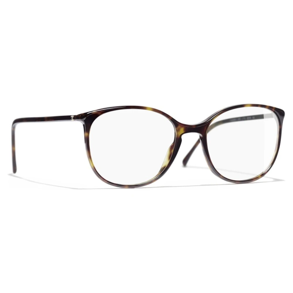 Chanel Stijlvolle bril in donker Havana acetaat Brown Dames