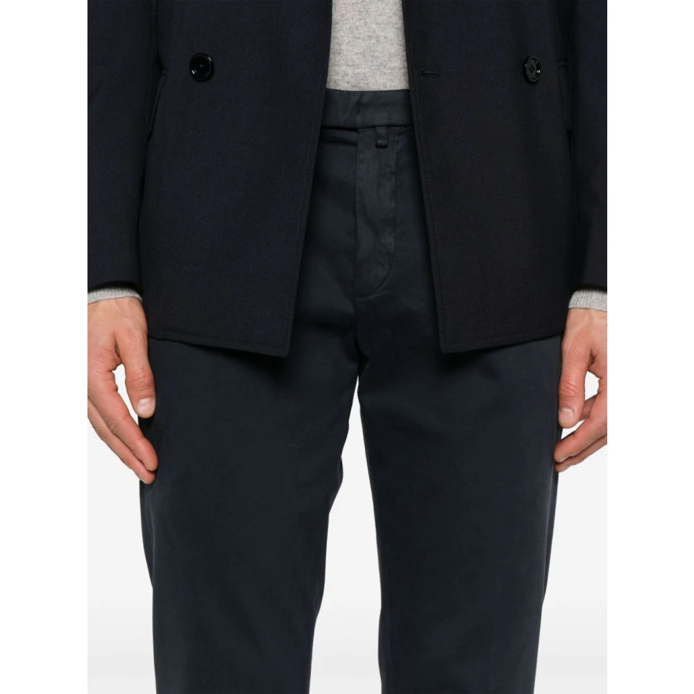 Briglia Moderne Slim-Fit Broeken voor Mannen Blue Heren