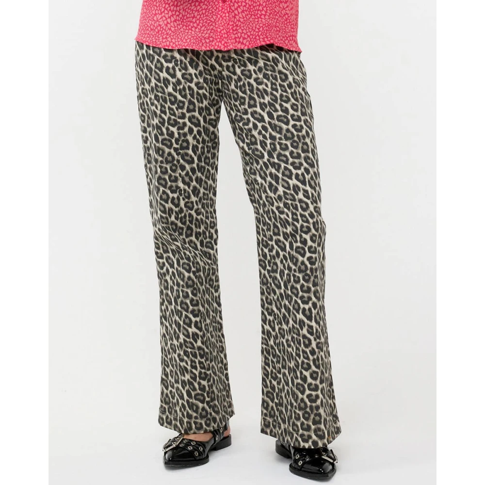 Ydence Ingrid Broek Stijlvolle Modieuze Broek Brown Dames
