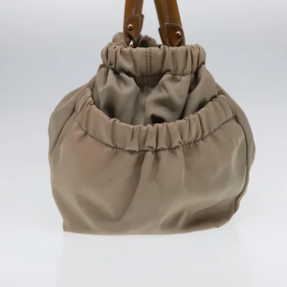 Salvatore Ferragamo Pre-owned Fabric handbags Beige Dames