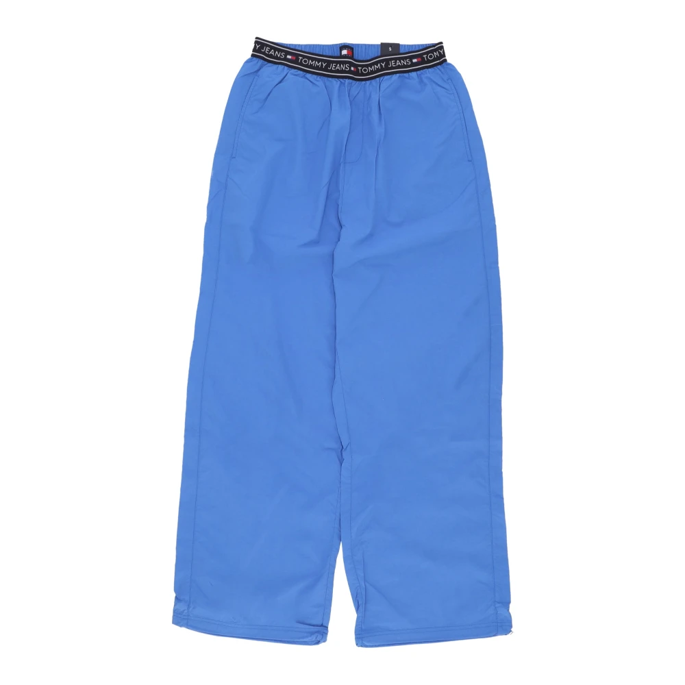 Tommy Hilfiger Blauwe Baggy Taping Trackpant Blue Dames