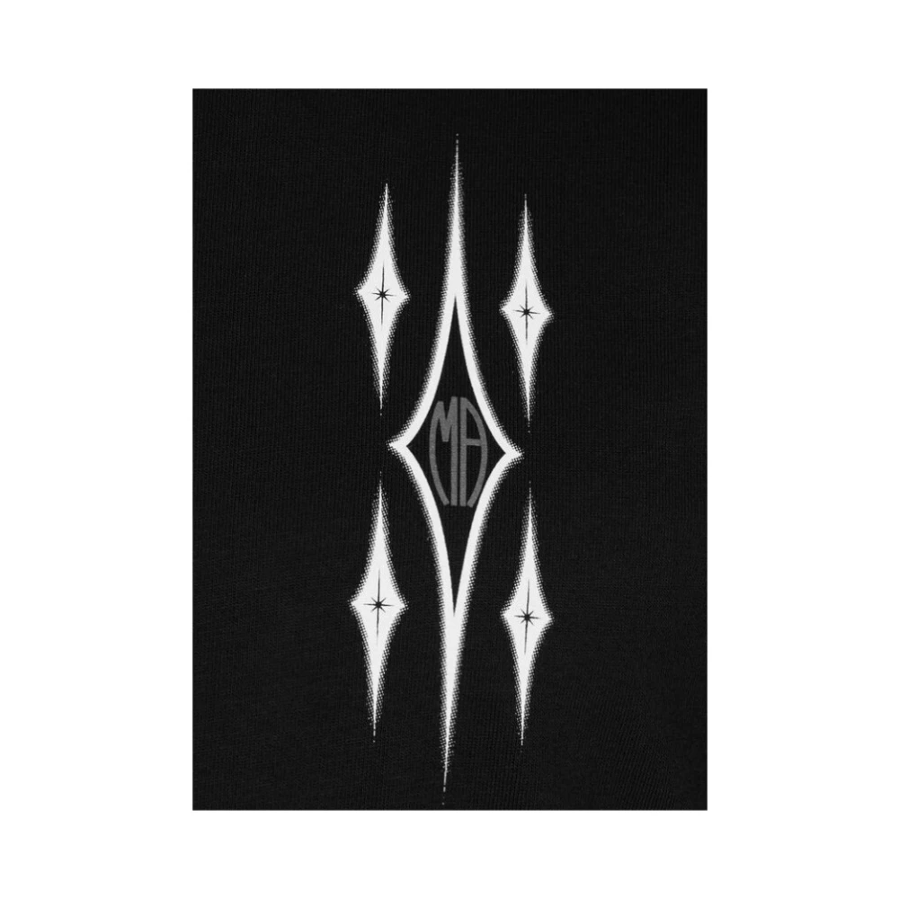 Amiri Argyle T-shirt Black Heren