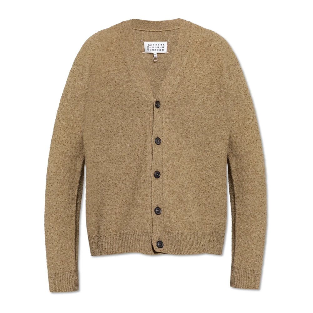 Maison Margiela Cardigan met vintage-effect Beige Heren