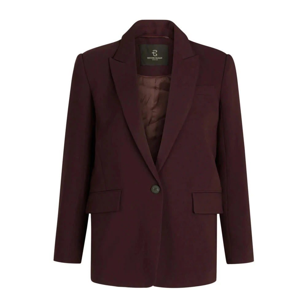 Bruuns Bazaar Elegant Blazer Cindysusbbfrida Sassafras Brown Dames