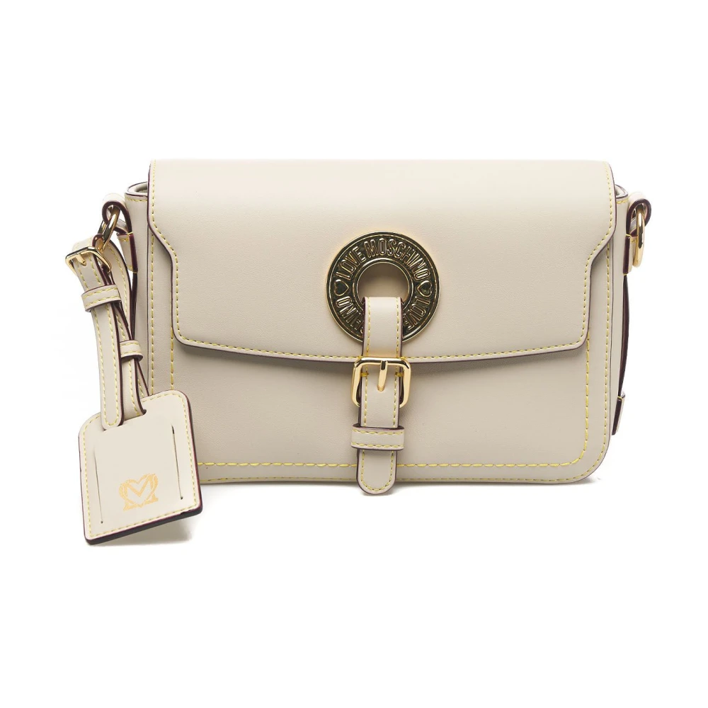 Love Moschino Stijlvolle Beige Clutch Aw24 Beige Dames