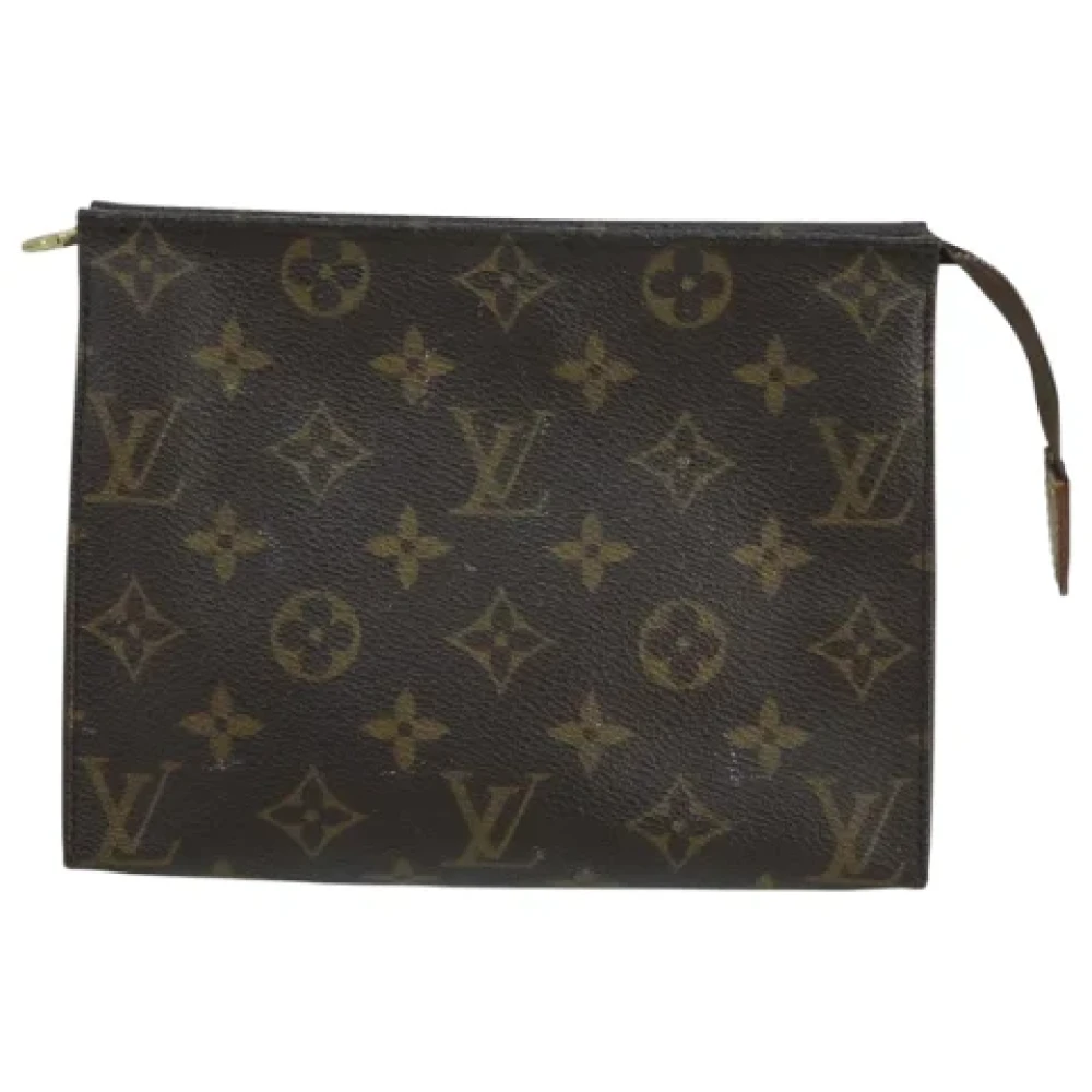 Louis Vuitton Vintage Pre-owned Canvas pouches Brown Dames