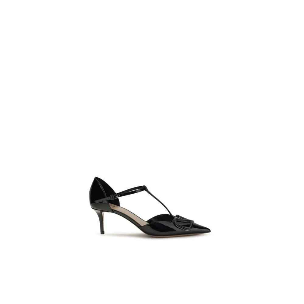 Valentino Garavani Women's Black Bos Taurus High Heel Pumps