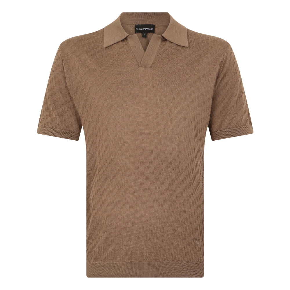 Emporio Armani Men's Brown Polo Shirt