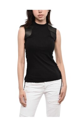 haut-noir-a-lacets-avec-details-en-cuir