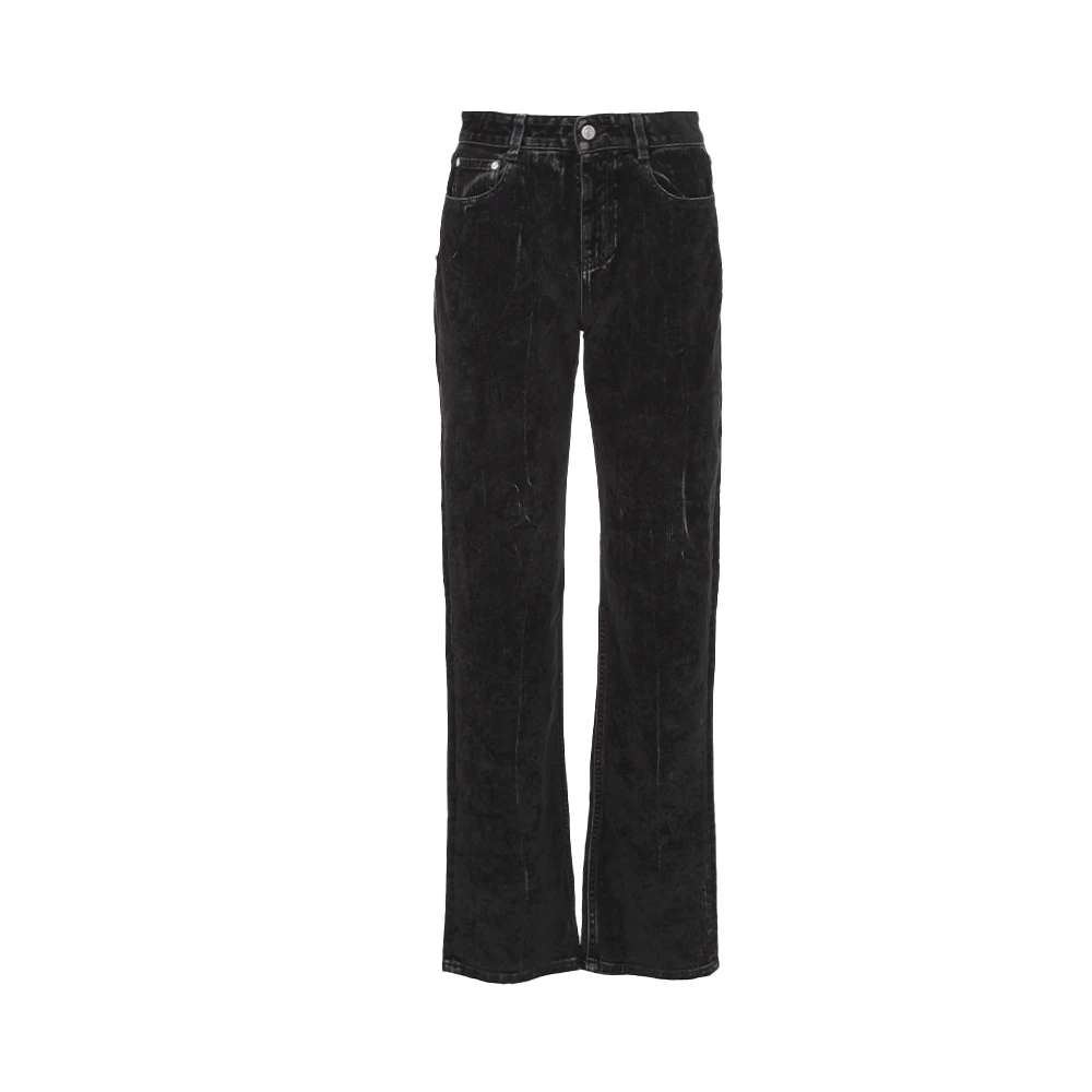 Stella Mccartney Zwarte Jeans met Hoge Taille Black Dames